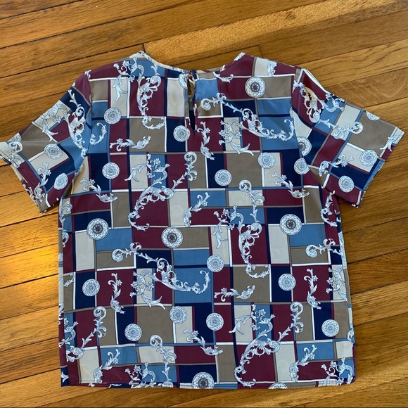 Kathie Lee patterned shirt size 12 - Picture 3 of 3